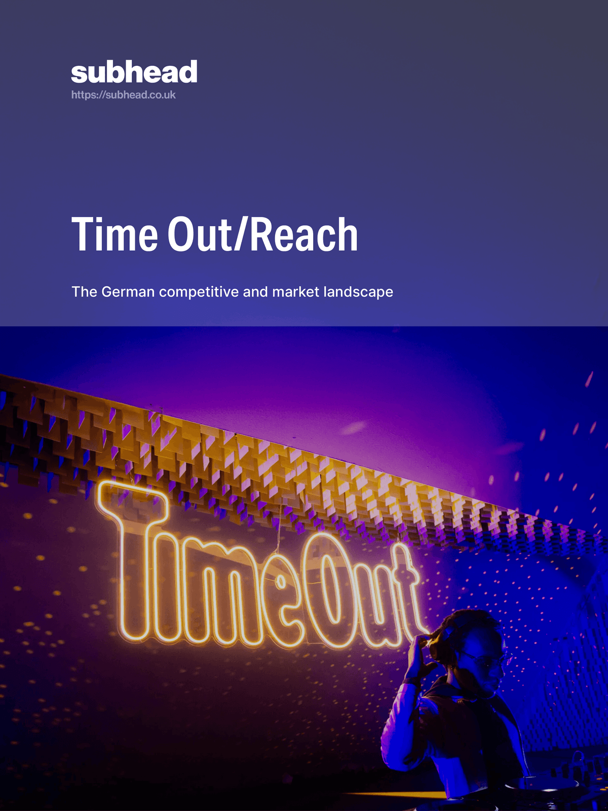 Time Out/Reach Report Cover